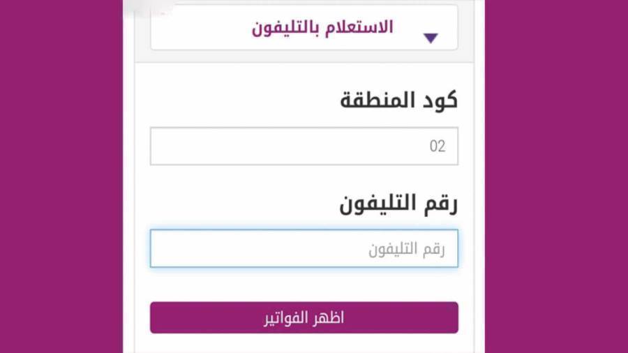 رابط الاستعلام عن فاتورة التليفون الأرضي 2022