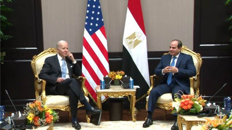 الرئيس السيسي وجو بايدن الرئيس السيسي وجو بايدن