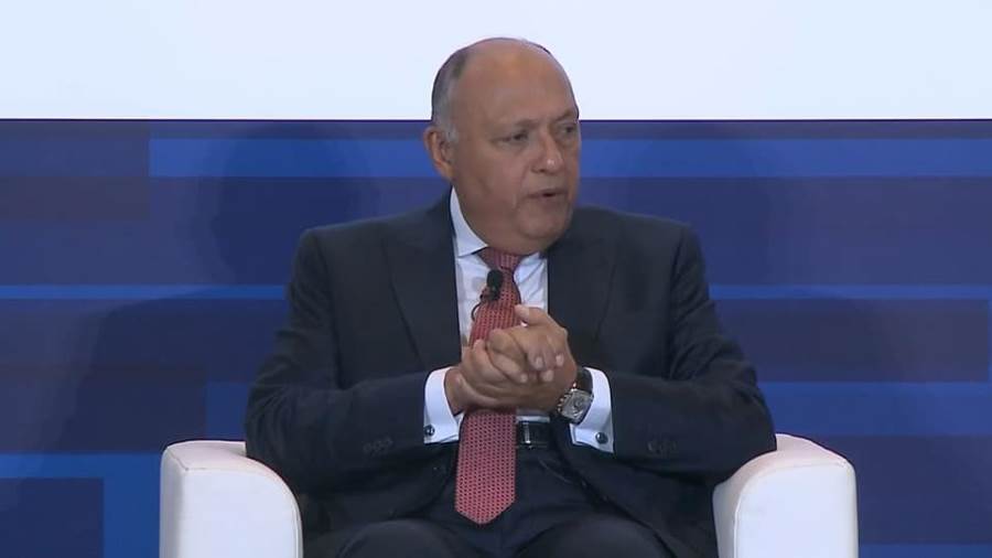 وزير الخارجية سامح شكري