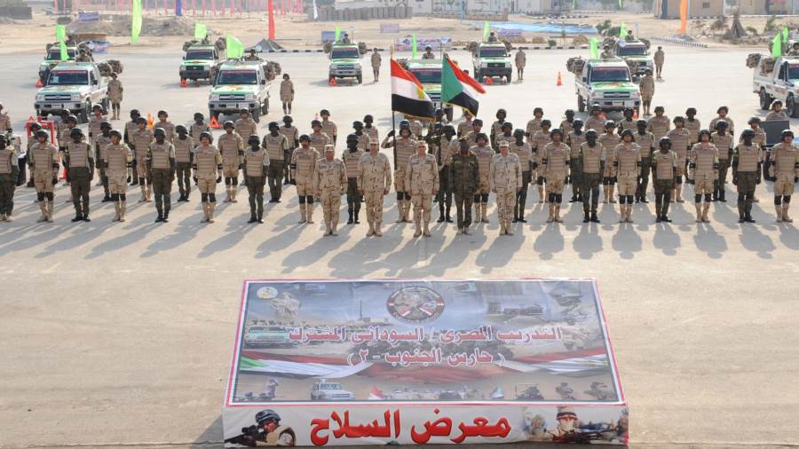 انطلاق فعاليات التدريب المصرى السودانى المشترك حارس الجنوب ـ