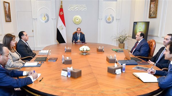 الرئيس السيسى خلال الاجتماع