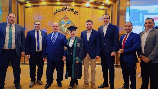 مها سالم تحصد الماجيستير 