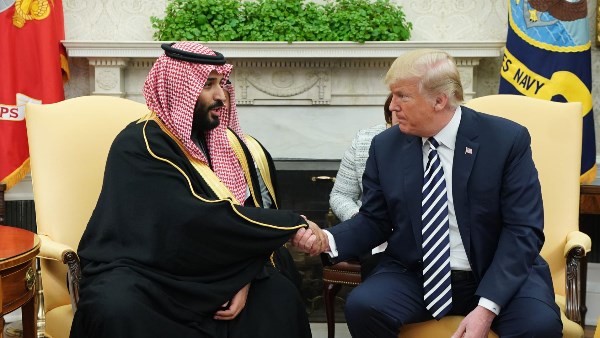 محمد بن سلمان وترامب