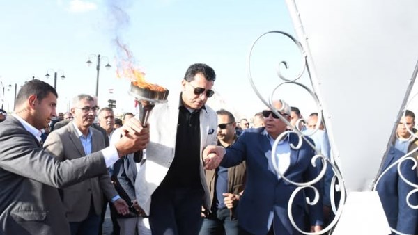 إطلاق شعلة النسخة السادسة من أولمبياد المحافظات الحدودية 