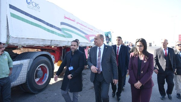 قافلة ممساعدات إغاثية