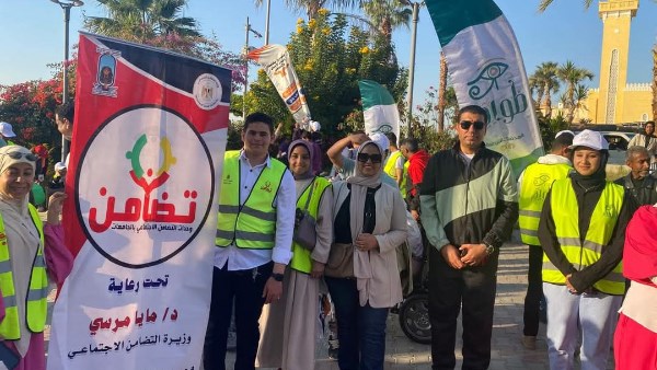 «تضامن جامعة الأقصر» تشارك  في ماراثون «ظواهر الرياضي» 