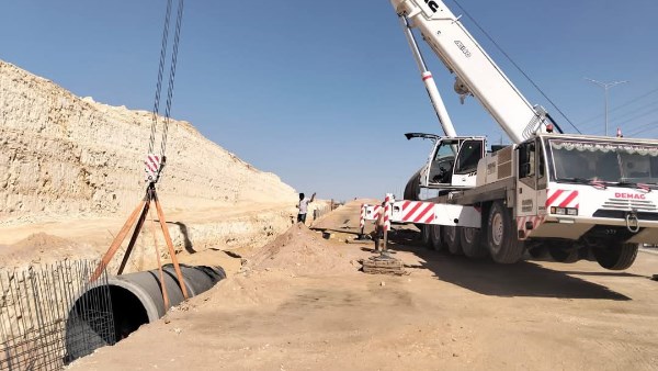 استكمال أعمال المرافق بالامتداد الجنوبي للتجمع الثاني بالقاهرة الجديدة استكمال أعمال المرافق بالامتداد الجنوبي للتجمع الثاني بالقاهرة الجديدة