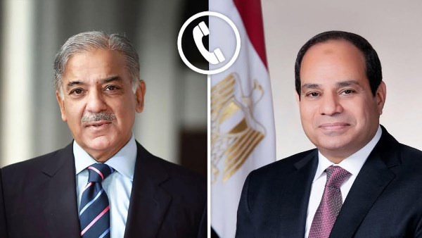 الرئيس السيسي يؤكد مع رئيس الوزراء الباكستاني ترحيب مصر باتفاق وقف إطلاق النار مع الهند الرئيس السيسي يؤكد مع رئيس الوزراء الباكستاني ترحيب مصر باتفاق وقف إطلاق النار مع الهند