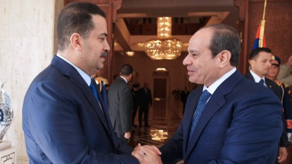 الرئيس السيسي ورئيس الوزراء العراقي الرئيس السيسي ورئيس الوزراء العراقي