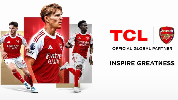 TCL وأرسنال يعلنان توسيع شراكتهما العالمية ضمن اتفاقية تمتد لعدة سنوات