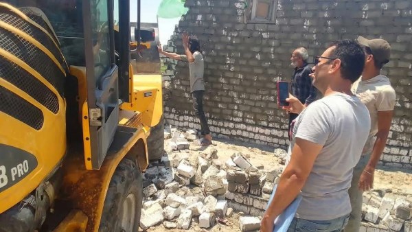 الزراعة تزيل 17 حالة تعدي على الأراضي الزراعية في  أول أيام العيد