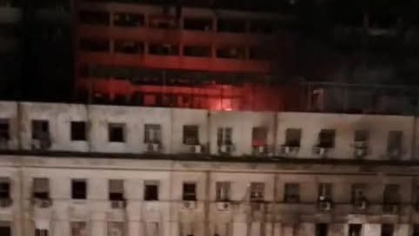 حريق سنترال رمسيس حريق سنترال رمسيس