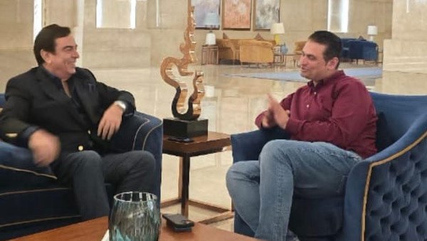 المهندس محمد طاهر وجورج قرداحي المهندس محمد طاهر وجورج قرداحي