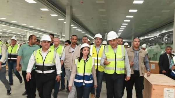 مستجدات العمل بمشروع مجمع المصانع الجديدة بشركة مصر للغزل والنسيج مستجدات العمل بمشروع مجمع المصانع الجديدة بشركة مصر للغزل والنسيج