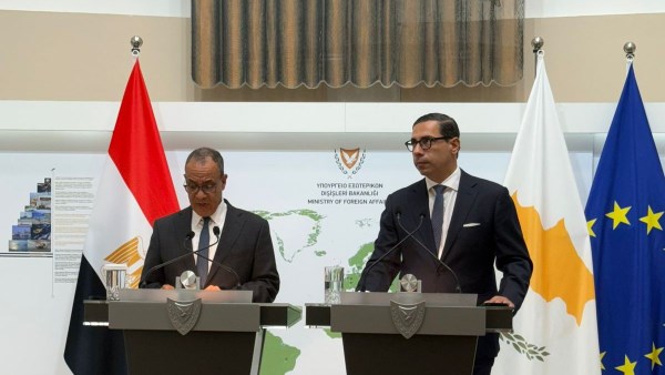 وزيرا خارجية مصر وقبرص وزيرا خارجية مصر وقبرص