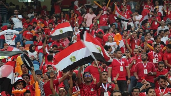 مدرجات مباراة مصر والسنغال 