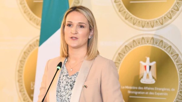 وزيرة الخارجية الإيرلندية