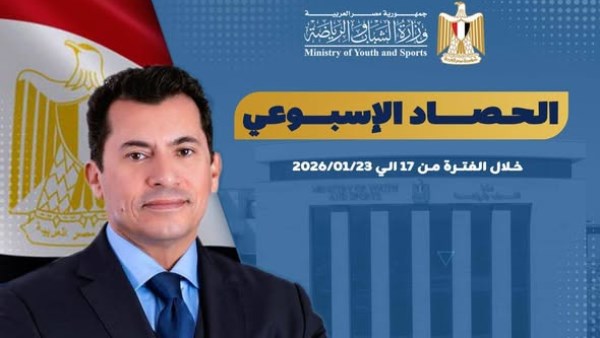 وزارة الرياضة تصدر حصادها الأسبوعي لأهم أنشطة وبرامج وفعاليات الوزارة خلال الأسبوع المنقضي