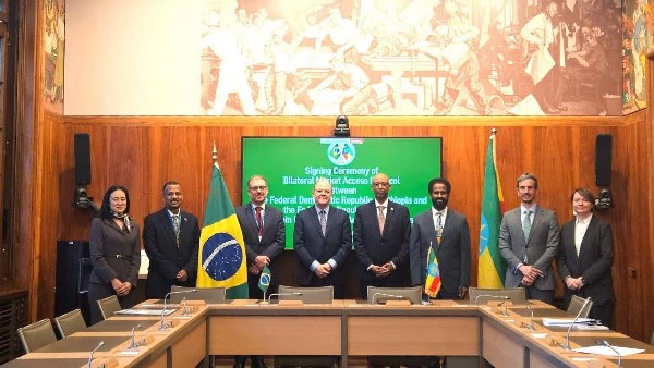 إثيوبيا والبرازيل توقعان بروتوكولًا لتعزيز الوصول إلى الأسواق 