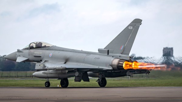 Royal Air Force Typhoon fighter jets