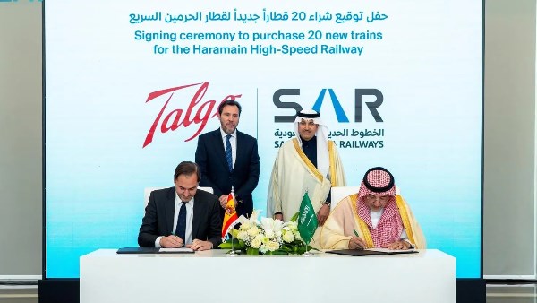 السعودية تعزّز أسطول قطار الحرمين السريع بشراء 20 قطارًا جديدًا من «تالقو» الإسبانية