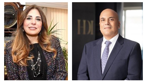 المهندس أمجد حسنين والمهندسة راندة المنشاوي