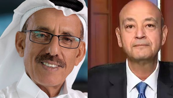 عمرو أديب والحبتور