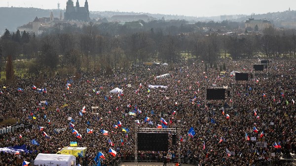 protests in Czechs