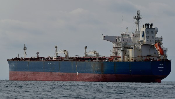 A Russian oil tanker