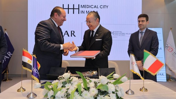 "ميدار" توقع مذكرة تفاهم مع " Gruppo GKSD" الإيطالية لإقامة مدينة طبية متكاملة عالمية في"مدى" بالقاهرة الجديدة