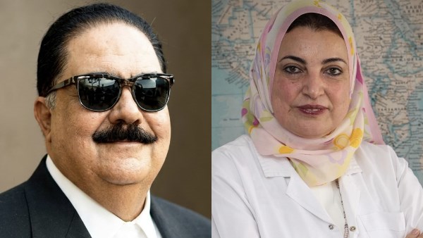 الدكتور هشام زكي والدكتورة أميمة إدريس
