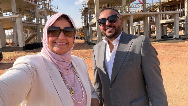 المهندس أحمد العتال ورئيس تحرير مجلة أصول مصر 