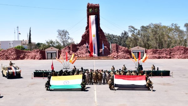 التدريب المصرى الهندى المشترك 