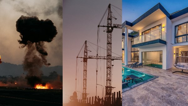 الحرب و العقار