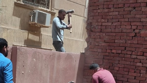 إزالة المباني المخالفة بمدينة الشيخ زايد