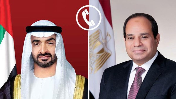 الرئيس السيسي ورئيس الإمارات