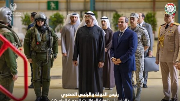 الرئيس السيسي وبن زايد