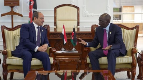 الرئيس السيسي والرئيس ويليام روتو 