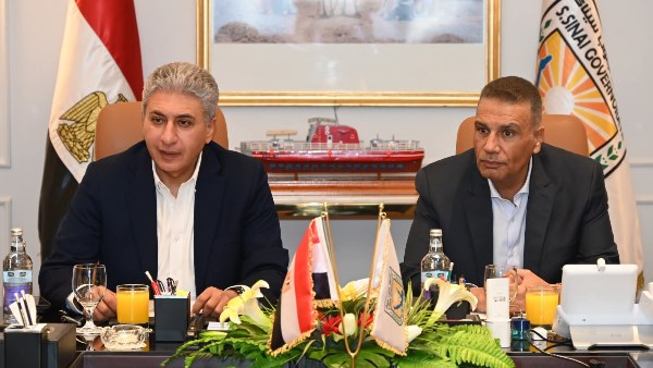 وزير السياحة ومحافظ جنوب سيناء 