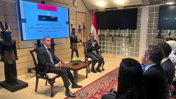 بدر عبد العاطي وزير الخارجية 