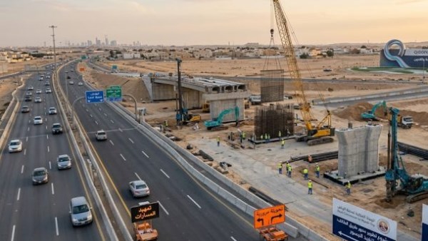 تطوير طريق الطائف في الرياض