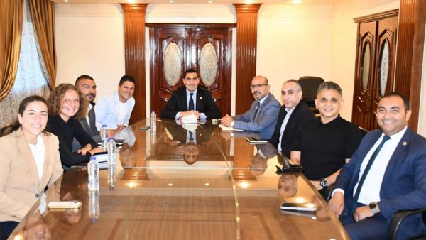 وزير الرياضة يبحث مع رئيس شركة "I events" ترتيبات عدد من الفعاليات الرياضية المقبلة