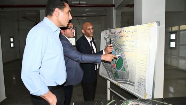 وزير الرياضة يتفقد المنشآت الشبابية والرياضية بمدينة 6 أكتوبر الجديدة