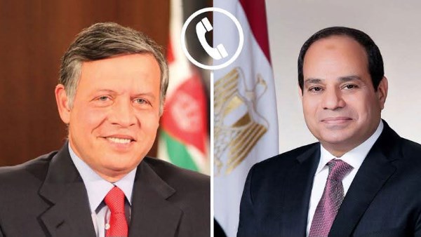 السيسي وملك الأردن