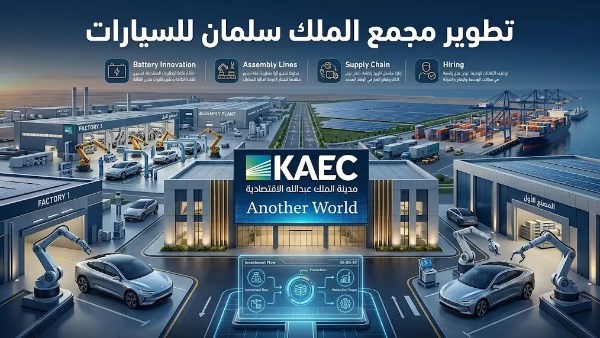 547 مليون ريال لتطوير البنية التحتية في مجمع الملك سلمان لصناعة السيارات