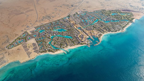 الديار القطرية -مصر تكشف عن المخطط العام لمشروع "علم الروم" بالتعاون مع SOM