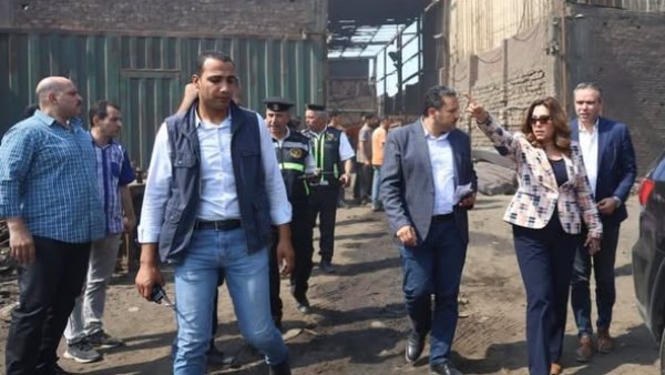 وزيرة التنمية المحلية توجه بسرعة توفيق الأوضاع البيئية بمنطقة العكرشة في القليوبية
