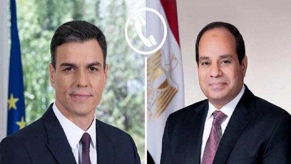 الرئيس السيسي ورئيس وزراء إسبانيا