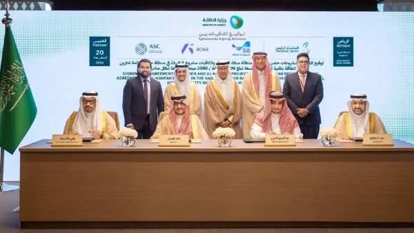 «المشتري الرئيس» السعودية توقع 4 اتفاقيات لمشروعات تخزين الطاقة