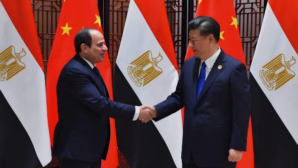 الرئيس السيسي والرئيس الصيني